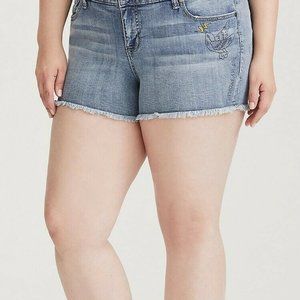 Skinny Short Short - Vintage Stretch Light Wash